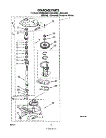 09 - Gearcase parts for Whirlpool Washer LSV8244BN0 from AppliancePartsPros.com