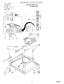 05 - Machine Base parts for Whirlpool Washer LSQ9510JQ0 from AppliancePartsPros.com