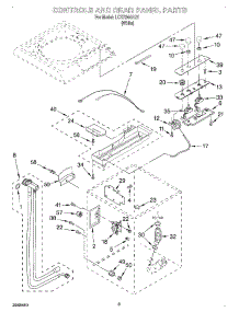 02 - Controls And Rear Panel parts for Whirlpool Washer LCR7244HQ1 from AppliancePartsPros.com