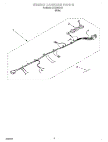 06 - Wiring Harness parts for Whirlpool Washer LCR7244HQ1 from AppliancePartsPros.com
