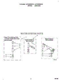 05 - Water System parts for Whirlpool Washer LSP9355BN0 from AppliancePartsPros.com