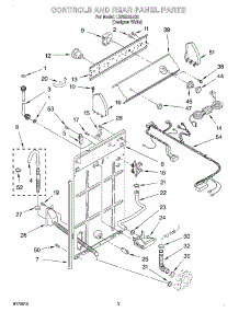 02 - Controls And Rear Panel parts for Whirlpool Washer LXR5232JQ0 from AppliancePartsPros.com