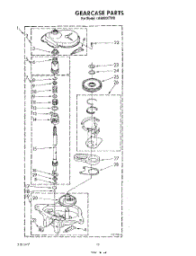 10 - Gearcase parts for Whirlpool Washer LA6800XTF0 from AppliancePartsPros.com