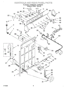 02 - Controls And Rear Panel parts for Whirlpool Washer LSQ9600JT0 from AppliancePartsPros.com