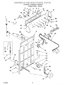 02 - Controls And Rear Panel parts for Whirlpool Washer LXR9445JQ0 from AppliancePartsPros.com