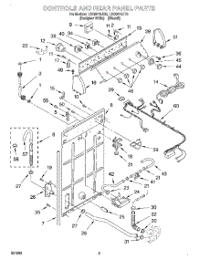 02 - Controls And Rear Panel parts for Whirlpool Washer LSQ9610JT0 from AppliancePartsPros.com