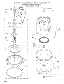 03 - Agitator, Basket And Tub parts for Whirlpool Washer LSQ7533JT0 from AppliancePartsPros.com