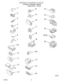 06 - Wiring Harness parts for Whirlpool Washer LXR9445JT0 from AppliancePartsPros.com