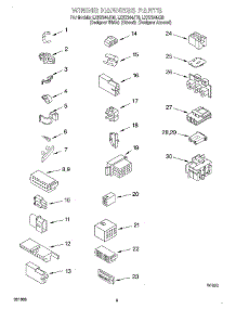 06 - Wiring Harness parts for Whirlpool Washer LXR7244JQ0 from AppliancePartsPros.com