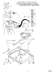 05 - Machine Base parts for Whirlpool Washer LSQ9564JT0 from AppliancePartsPros.com