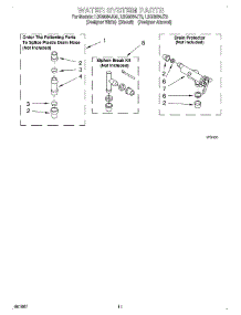 07 - Water System parts for Whirlpool Washer LSQ9564JT0 from AppliancePartsPros.com