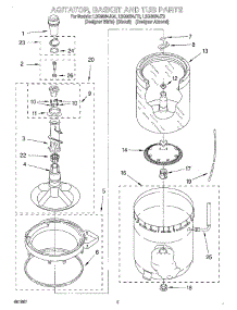 03 - Agitator, Basket And Tub parts for Whirlpool Washer LSQ9564JZ0 from AppliancePartsPros.com