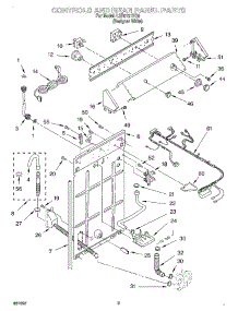 02 - Controls And Rear Panel parts for Whirlpool Washer LSR5121HQ0 from AppliancePartsPros.com