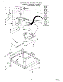 05 - Machine Base parts for Whirlpool Washer LSQ8500JT0 from AppliancePartsPros.com