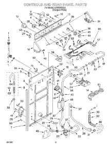 02 - Controls And Rear Panel parts for Whirlpool Washer LSW9245EQ2 from AppliancePartsPros.com