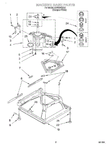 05 - Machine Base parts for Whirlpool Washer LSW9245EQ2 from AppliancePartsPros.com