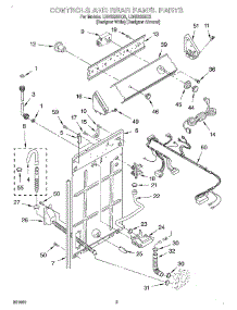 02 - Controls And Rear Panel parts for Whirlpool Washer LBR5232EZ2 from AppliancePartsPros.com