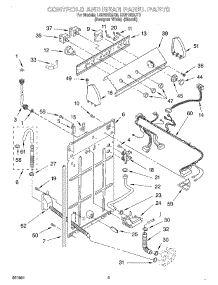 02 - Controls And Rear Panel parts for Whirlpool Washer LSN1000JT0 from AppliancePartsPros.com