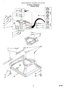 05 - Machine Base parts for Whirlpool Washer LSW9245EQ1 from AppliancePartsPros.com