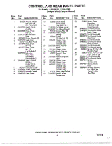 Controls And Rear Panel Page 2 parts for Whirlpool Washer LLR9245DQO from AppliancePartsPros.com