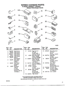 Wiring Harness parts for Whirlpool Washer LLR9245DQO from AppliancePartsPros.com
