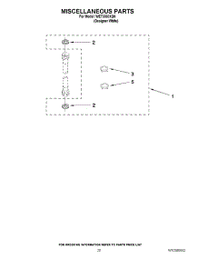 14 - Miscellaneous Parts parts for Whirlpool Washer Dryer Combo WET3300XQ0 from AppliancePartsPros.com