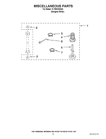 15 - Miscellaneous Parts parts for Whirlpool Washer Dryer Combo YLTE5243DQA from AppliancePartsPros.com