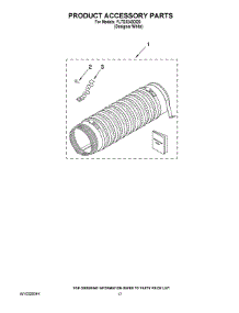 14 - Product Accessory Parts parts for Whirlpool Washer Dryer Combo YLTE5243DQ9 from AppliancePartsPros.com