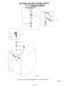12 - Washer Water System parts for Whirlpool Washer Dryer Combo LT5004XSW2 from AppliancePartsPros.com