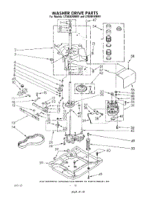 09 - Washer Drive parts for Whirlpool Washer Dryer Combo LT5000XMW1 from AppliancePartsPros.com