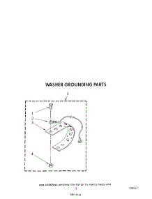 10 - Washer Grounding parts for Whirlpool Washer Dryer Combo LT4900XSW3 from AppliancePartsPros.com