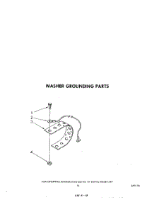10 - Washer Grounding parts for Whirlpool Washer Dryer Combo LT4900XSW1 from AppliancePartsPros.com