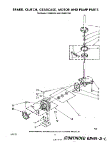 11 - Brake, Clutch, Gearcase, Motor And Pump parts for Whirlpool Washer Dryer Combo LT4900XSW1 from AppliancePartsPros.com