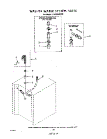 16 - Washer Water System parts for Whirlpool Washer Dryer Combo LT4900XMW0 from AppliancePartsPros.com