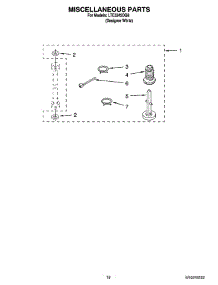 15 - Miscellaneous  Parts, Optional Parts (Not Included) parts for Whirlpool Washer Dryer Combo LTE5243DQ8 from AppliancePartsPros.com