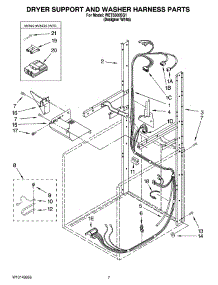05 - Dryer Support And Washer Harness Parts parts for Whirlpool Washer Dryer Combo WET3300SQ1 from AppliancePartsPros.com