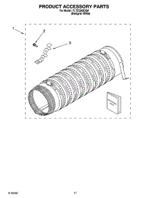 14 - Product Accessory Parts parts for Whirlpool Washer Dryer Combo YLTE5243DQ4 from AppliancePartsPros.com