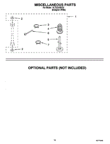 15 - Miscellaneous  Parts parts for Whirlpool Washer Dryer Combo YLTE5243DQ3 from AppliancePartsPros.com