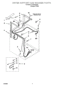 05 - Dryer Support And Washer Parts parts for Whirlpool Washer Dryer Combo YLTE5243DQ2 from AppliancePartsPros.com