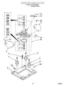 09 - Machine Base Parts parts for Whirlpool Washer Dryer Combo YLTE5243DQ2 from AppliancePartsPros.com