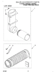 14 - Sales Accessory parts for Whirlpool Washer Dryer Combo LTG5243DQ0 from AppliancePartsPros.com