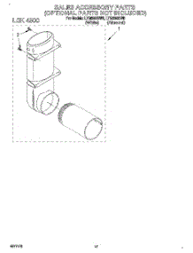 14 - Sales Accessory parts for Whirlpool Washer Dryer Combo LTG5243BW0 from AppliancePartsPros.com