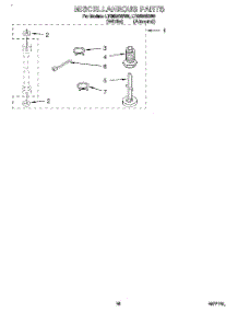 16 - Miscellaneous, Lit / Optional parts for Whirlpool Washer Dryer Combo LTG5243BW0 from AppliancePartsPros.com