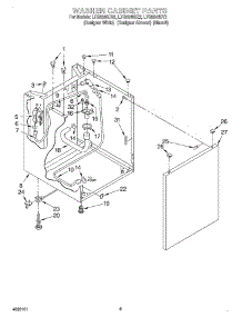 07 - Washer Cabinet parts for Whirlpool Washer Dryer Combo LTG5243DQ2 from AppliancePartsPros.com