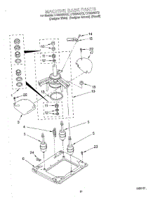 09 - Machine Base parts for Whirlpool Washer Dryer Combo LTG5243DQ2 from AppliancePartsPros.com