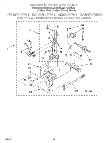 16 - 3402856 Burner parts for Whirlpool Washer Dryer Combo LTG5243DZ2 from AppliancePartsPros.com