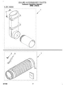 14 - Sales Accessory parts for Whirlpool Washer Dryer Combo LTG5243BW1 from AppliancePartsPros.com