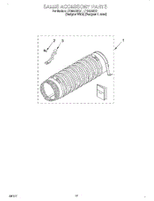 14 - Sales Accessory parts for Whirlpool Washer Dryer Combo LTG5243DQ1 from AppliancePartsPros.com