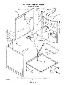 08 - Washer Cabinet parts for Whirlpool Washer Dryer Combo LT7100XVW0 from AppliancePartsPros.com