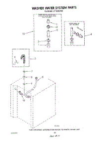 14 - Washer Water System parts for Whirlpool Washer Dryer Combo LT7100XVW0 from AppliancePartsPros.com
